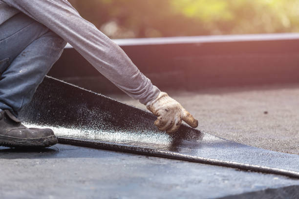 Professional Basement Waterproofing technician working in Hagerstown, MD